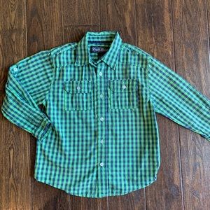 English Laundry Blue/green button down 7